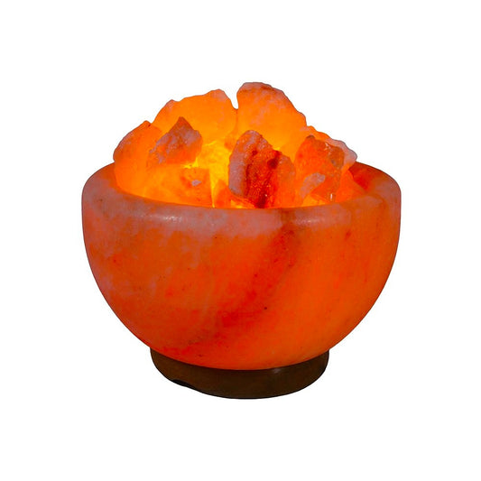 HIMALAYAN SALT LAMP FIRE BOWL - PoojaProducts.com