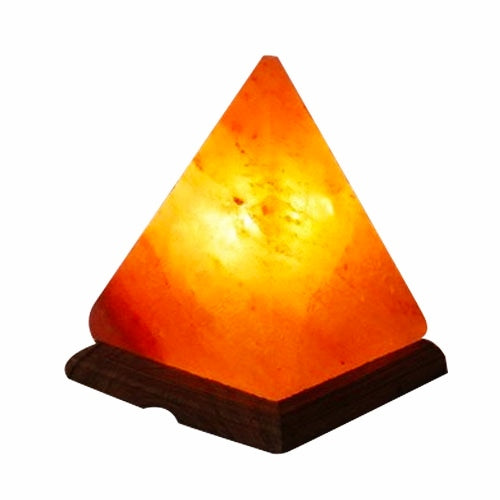 PYRAMID ROCK SALT LAMP - PoojaProducts.com