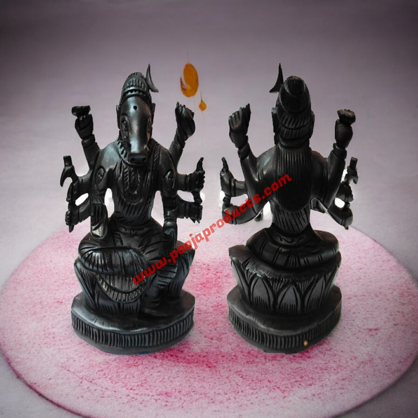 Karungali Kattai Varahi Statue  4 Inch (Ebony wood varahi)